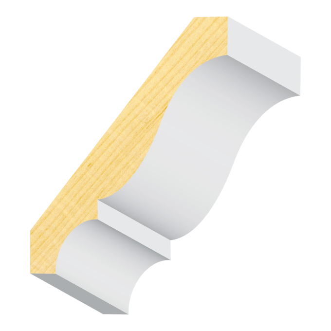 Colonial Crown Pine Molding