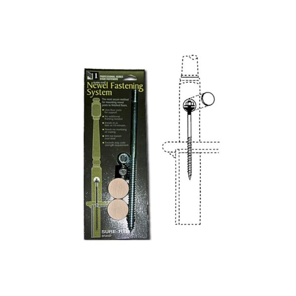 Wood Newel Mounting Kit S-9403