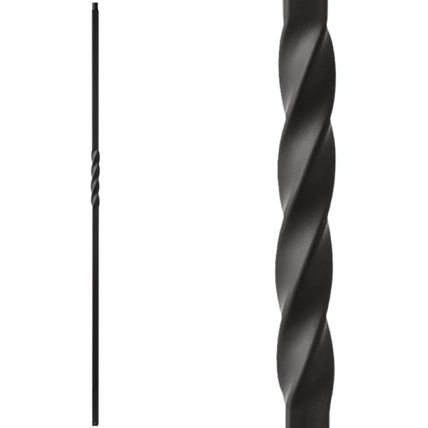34.1.1-T Single Twist Iron Baluster